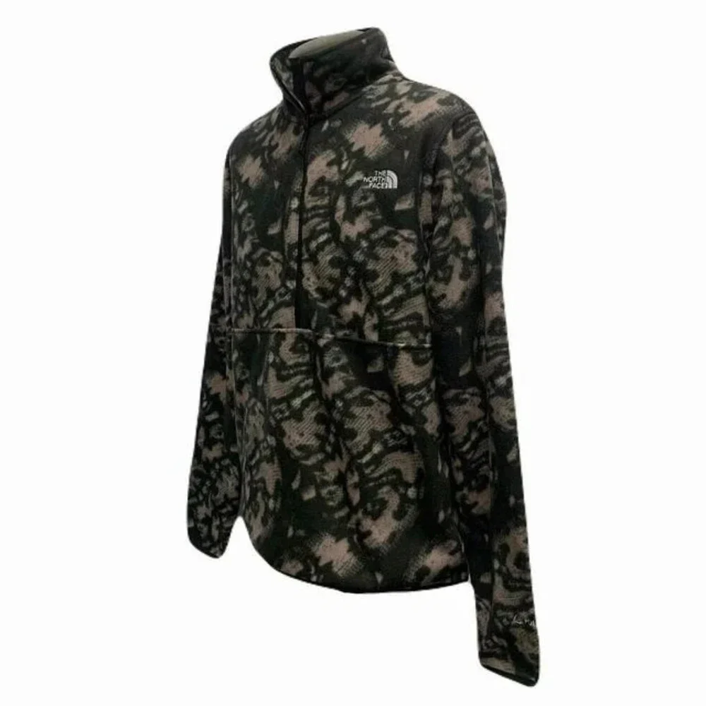 The North Face Alpine 100 1/2 Zip Jacket Men Small Multi Fleece Full Zip SGN1569